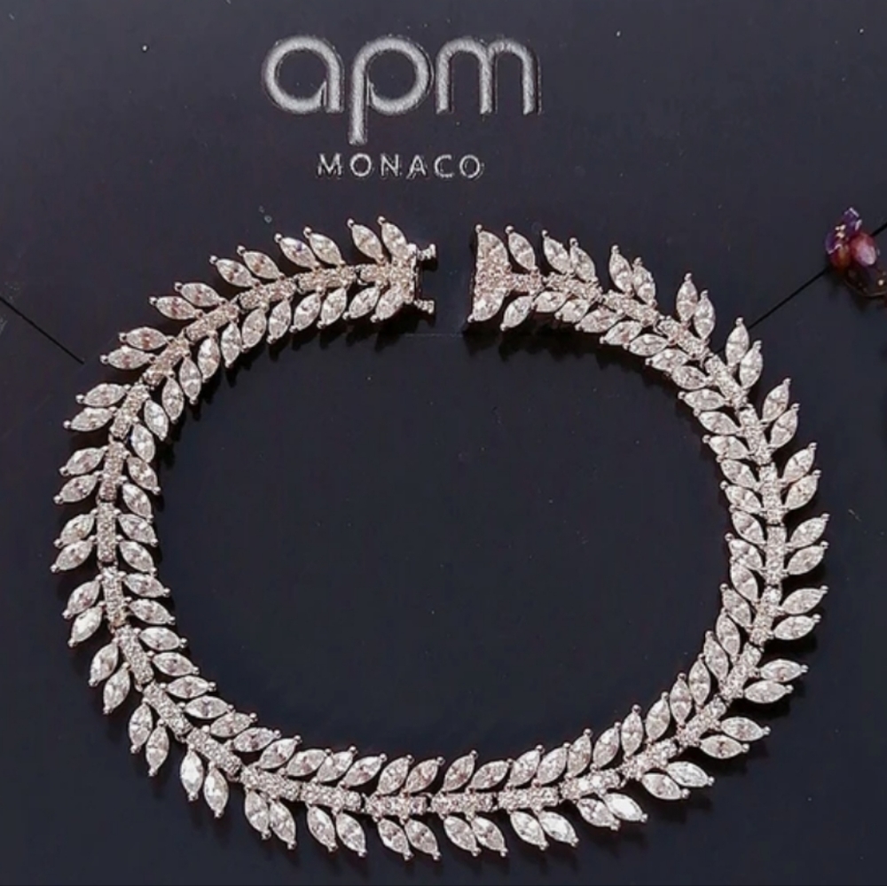 Apm monaco olive leaf bracelet new